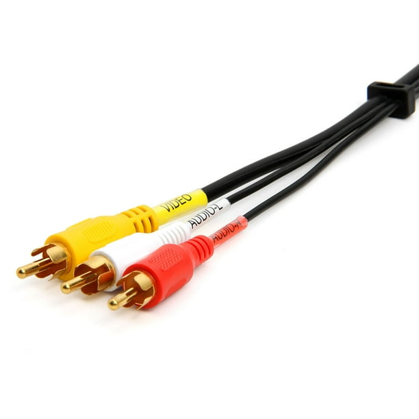 QVS RCA3AV-25 25 ft Triple-RCA Composite Audio & Video Cable by QVS QVS RCA3AV-25 25 ft Triple-RCA Composite Audio & Video Cable by QVS